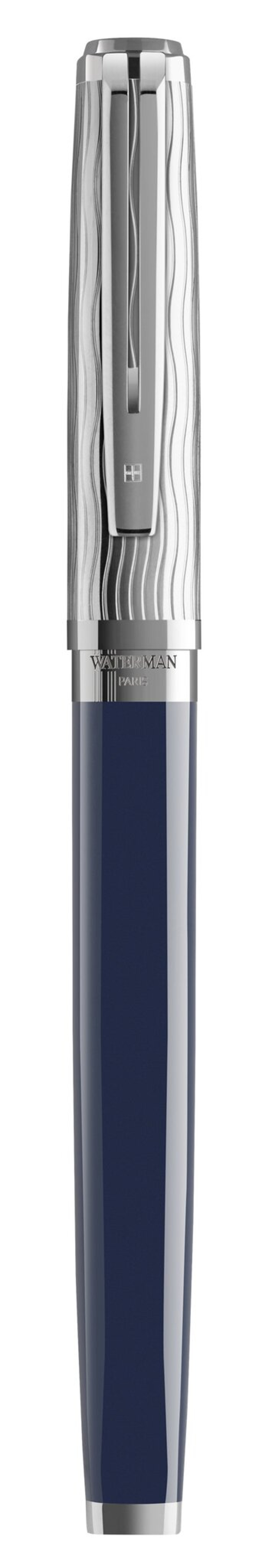 Перьевая ручка Waterman "Exception SE Deluxe Blue CT" синяя, перо:M , в подарочной упаковке.