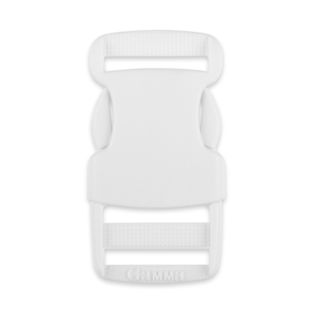 Фурнитура сумочная пластик  SB04   Пряжка-замок "фастекс" цв. белый, ( 25 мм)