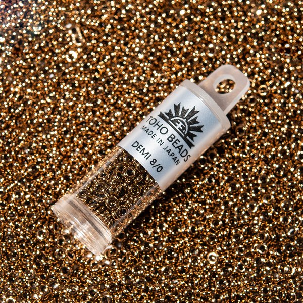 Японский бисер TOHO Round 11/0 (№512), металлизированный, непрозрачный глянцевый