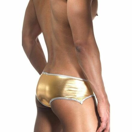 Мужские трусы брифы золотистые Cosmos Colors CM20_SG
