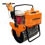 Ручной мини виброкаток GROST VR300S одновальцовый - [283 кг / Honda GX160]