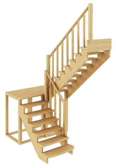 Лестница на второй этаж К-004м/3 Правая