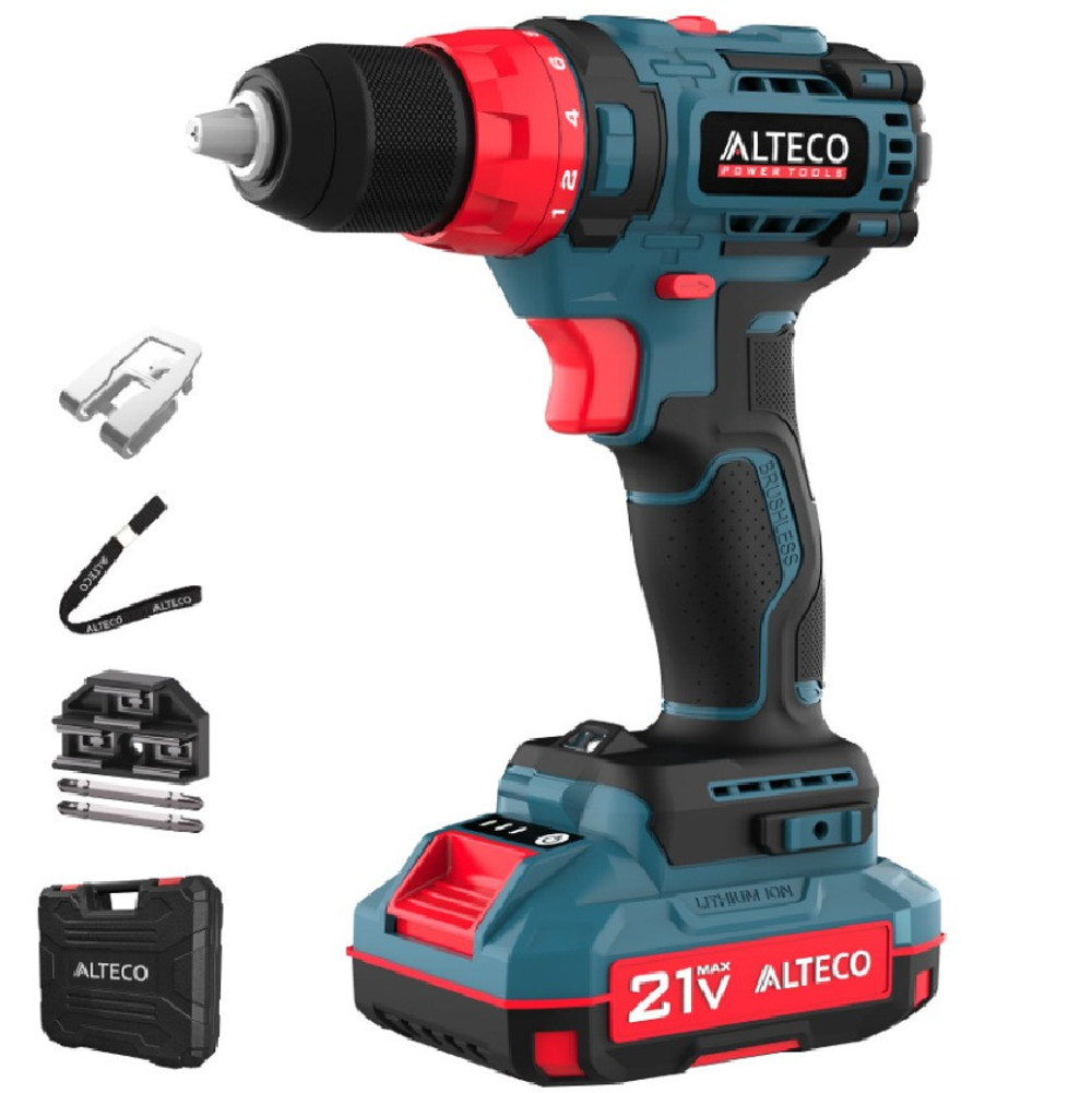 Дрель-шуруповерт бесщеточная аккумуляторная Alteco CD 21-45 BL 71403