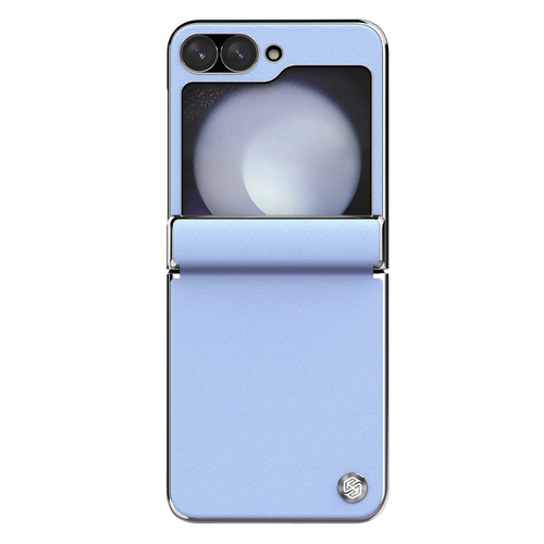 Чехол фиолетового цвета от Nillkin для Samsung Galaxy Z Flip 6 5G, серия CamShield Flip Leather Case