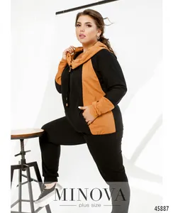 Костюм 8-317-горчица-черный Minova