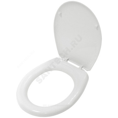 Сиденье для унитаза Стандарт полипропилен белое Каскад Инкоэр