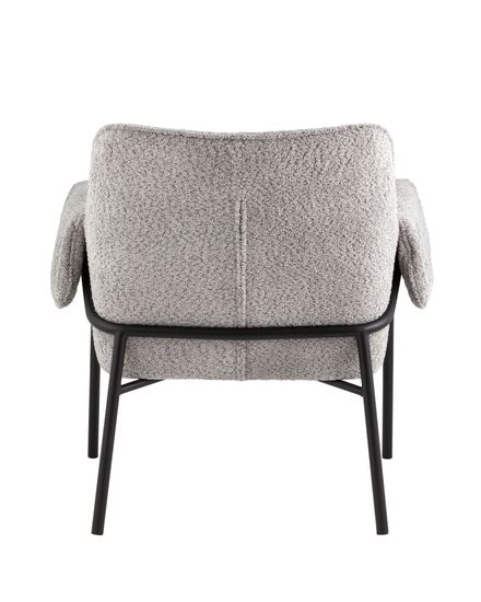Кресло лаунж Aline альпака серый