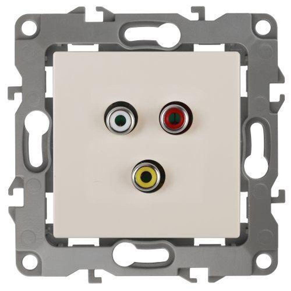 Розетка 12-3113-02 RCA сл. кость ЭРА Б0027472