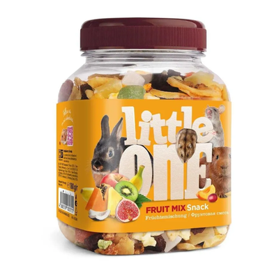 LITTLE ONE банка лакомство для грызунов фруктовая смесь, 180г
