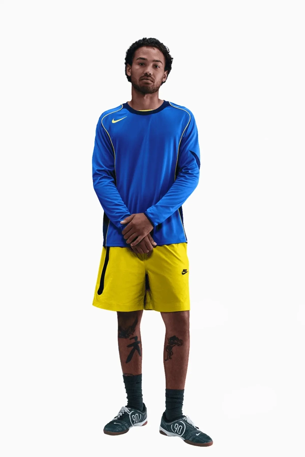 Футболка с длинными рукавами Nike Total 90 - синий