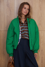 Бомбер зеленый