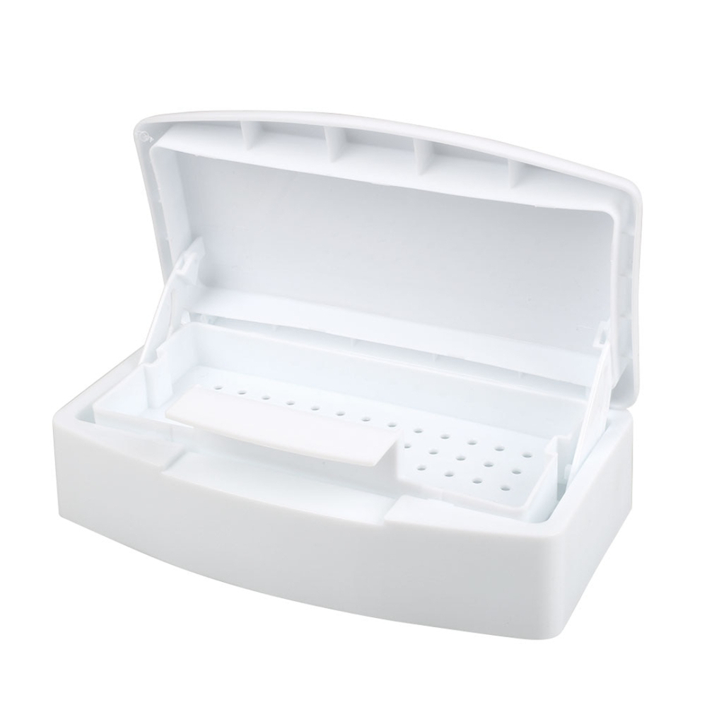 Контейнер пластиковый для стерилизации инструментов G-08 (19*8 размер внутренней ёмкости)