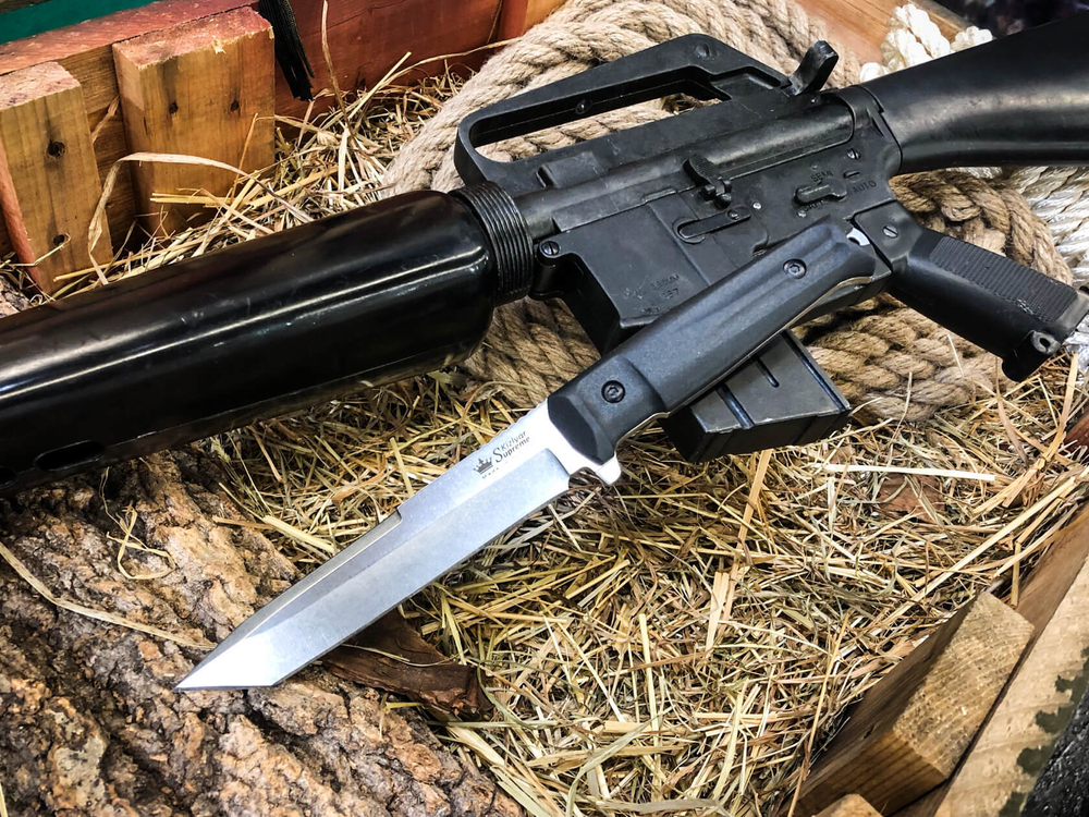 Тактический нож Aggressor AUS-8 Stonewash