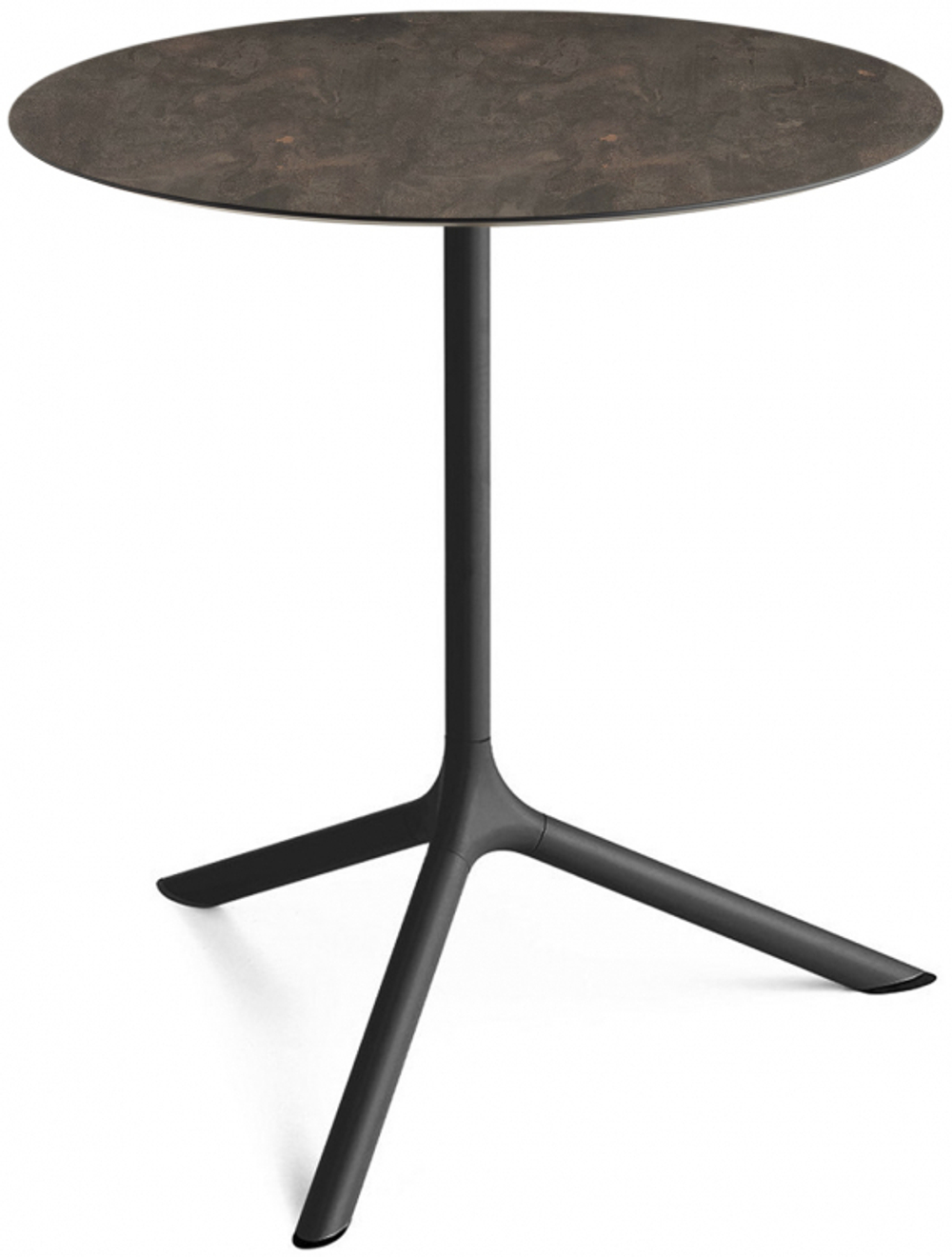 Стол ламинированный обеденный складной Scab Design Tripe Maxi Folding, черный, кортен