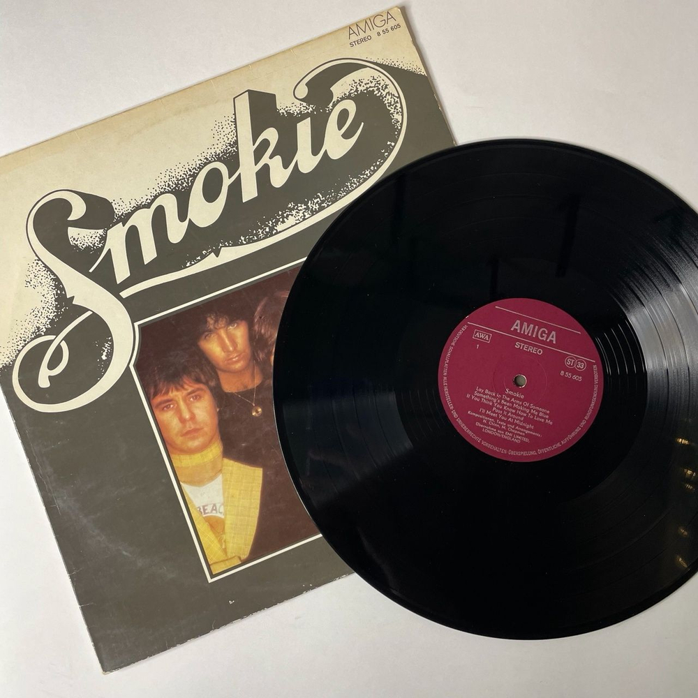 Винтажная виниловая пластинка LP Smokie Смоуки (ГДР 1978)