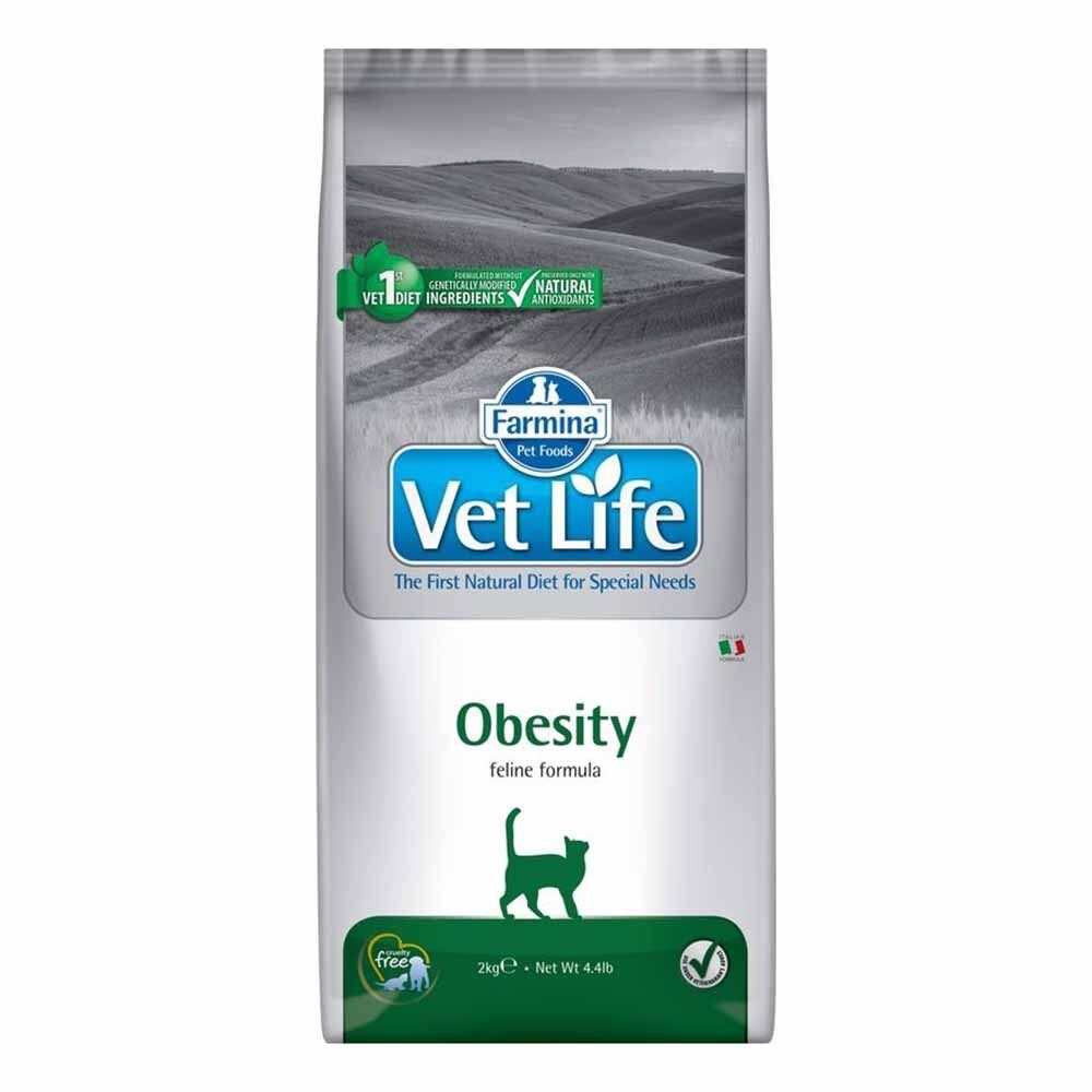 Farmina Vet Life Cat Obesity - корм диета для кошек при ожирении