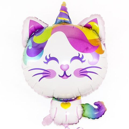 К Фигура Котенок Единорог 36''/91 см