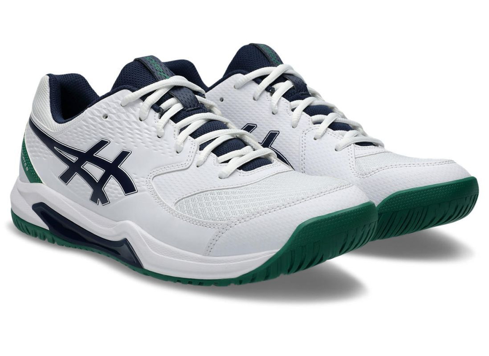 Мужские кроссовки теннисные Asics Gel-Dedicate 8 - белый/полночь