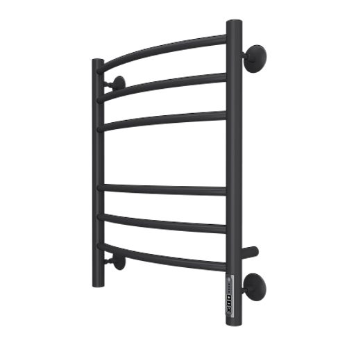 Полотенцесушитель Terminus Классик П6 450х600 электро КС 9005 матовый ( new встроен диммер)