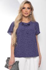 Блуза "Сицилия" (джинс) Б8063 LT Collection (Акция)