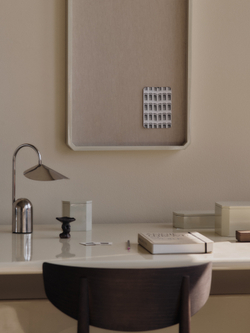 Настольная лампа Ferm Living Arum Portable Lamp, Silver, серебро