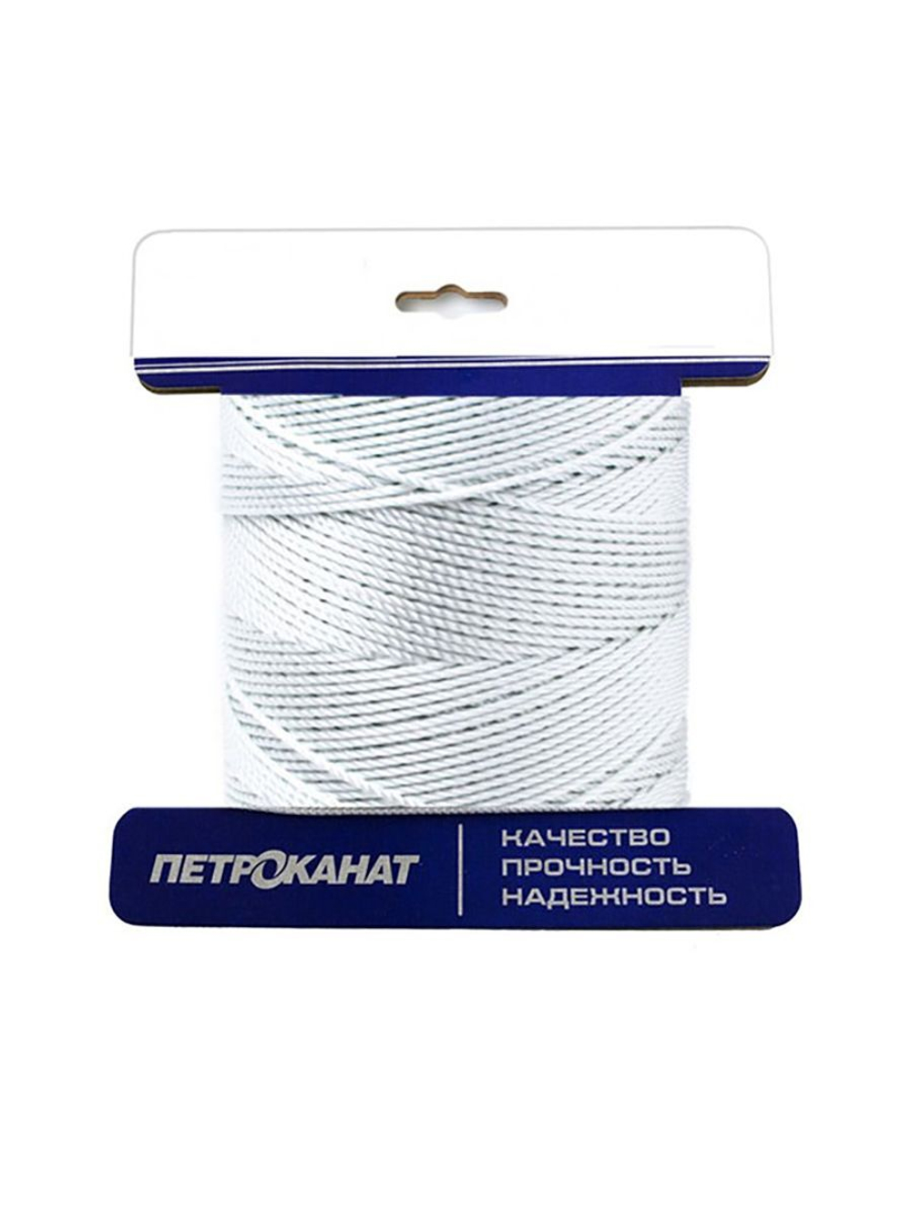 Веревка полиамидная 4,0 мм,тест 360 кгс,20 м,еврокарточка