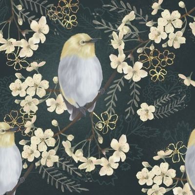 Райские птицы паттерн