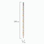 Карандаш чернографитный ЮНЛАНДИЯ "СОВУШКА", 1 шт., HB, с ластиком, корпус ассорти, 181772