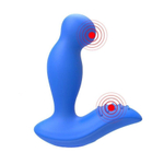 Синий вибромассажер простаты 3,5’’ P-spot Massager - 12,5 см. (Цвет: синий)