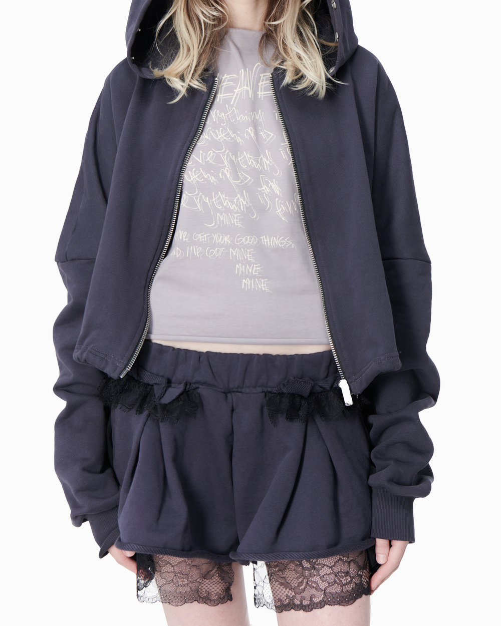 ZIP HOODIE PURPLE