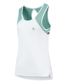 Женский топ теннисный K-Swiss Tac Hypercourt Advantage Tank 3 - белый