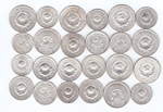 Набор из 24 монет 10,15,20 копеек 1922-1930 гг СССР И РСФСР серебро (VF-XF)
