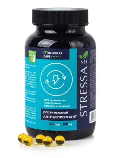 Масляные экстракты, СТРЕССАнет, 320кап, Сиб-Крук