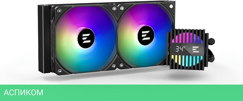 Система жидкостного охлаждения для процессора Zalman ALPHA2 A24 черный