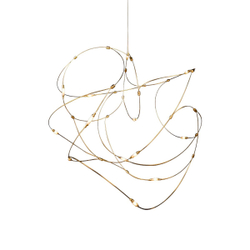 Подвесной светильник 10154P/D800 gold