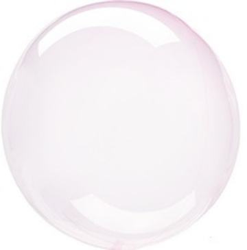 Шар "Баблс кристалл нежно-розовый" 55 см