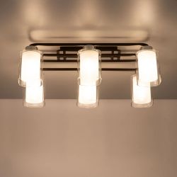 Citilux Румба CL159261 Люстра потолочная Венге Хром