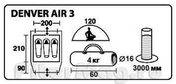 Палатка Trek Planet Denver Air 3