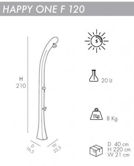 Душ солнечный, Arkema Happy One F 120, зеленый