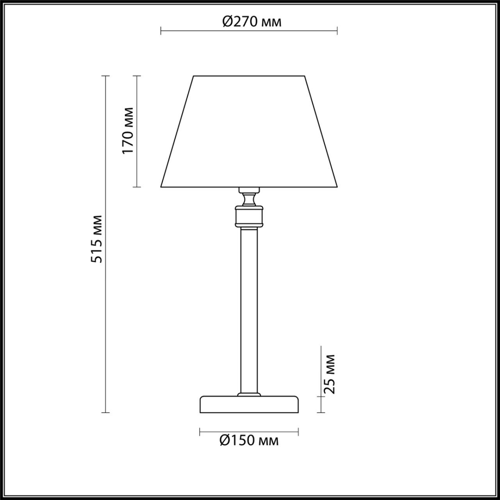 4429/1T NEOCLASSI LN26 072 античная латунь, бежевый Настольная лампа E14 1*40W 220V MONTANA