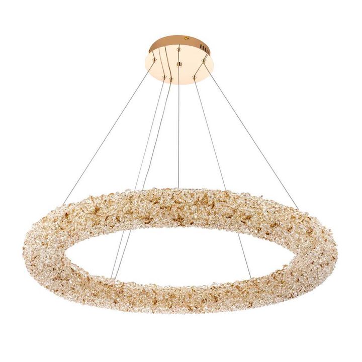 Подвесная светодиодная люстра Modelux Modestyle MS.6000.800 GD