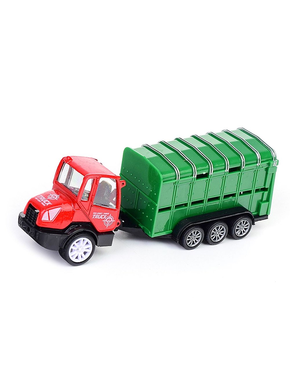 Игровой набор Трактор двухколесный с повозкой и лошадью  (600C-4)