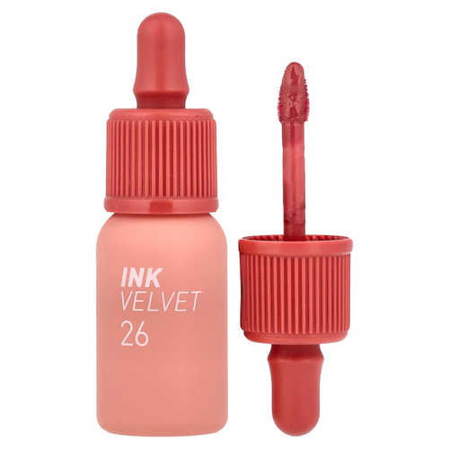 Peripera, Ink Velvet, тинт для губ, оттенок 26 Well-Made Nude, 4 г (0,14 унции)