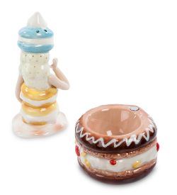 Pavone CMS-57/ 6 Подставка для яйца с солонкой «Леди»