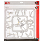 Сушилка для белья подвесная с прищепками 16шт