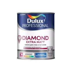 Краска для стен и потолков водно-дисперсионная Dulux Diamond Extra Matt глубокоматовая база BC