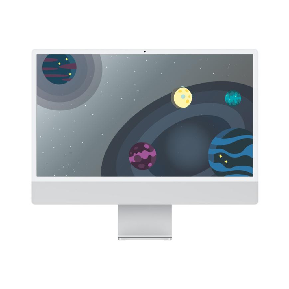 Моноблок Apple iMac 4.5K 24" с нанотекстурой, кастомный (M4 10-Core, GPU 10-Core, 32GB, 1TB) (Серебристый | Silver) (2024)