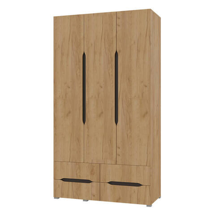 Вега (Горизонт) Шкаф трехдверный (с 4 ящиками)