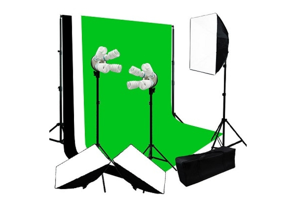 Комплект постоянного света FST STUDIO KIT флуоресцентный (Готовая видеостудия)