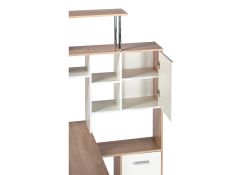 Компьютерный стол КС15 правый 142,7х130х175,2 дуб сонома